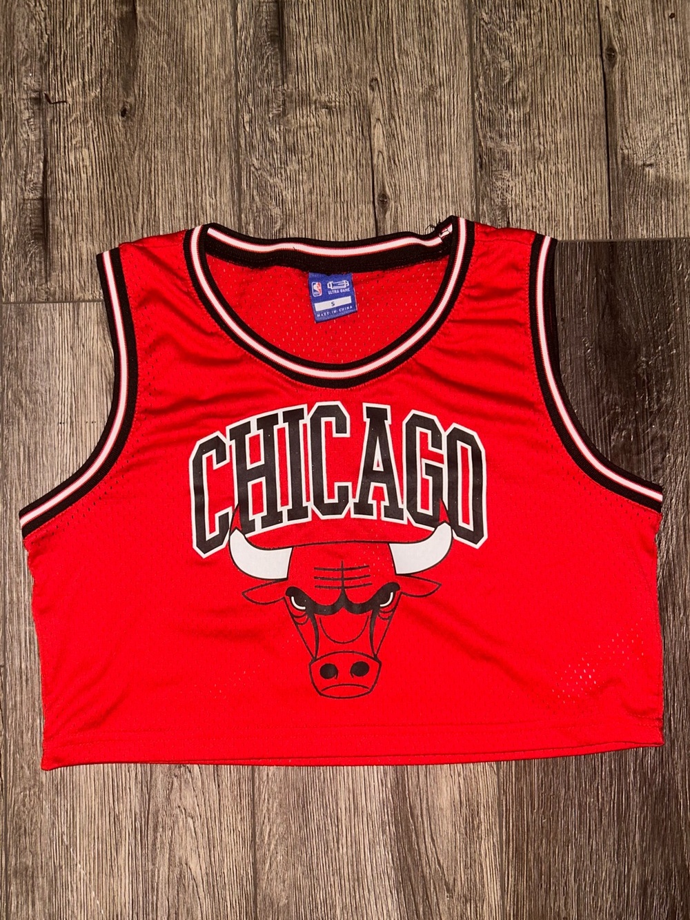 NBA Chicago Bulls Women’s Cropped Basketball Jersey
